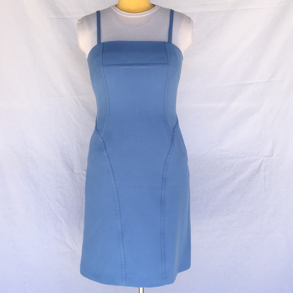 Classic tailored blue dress. Size 12.